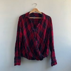 Plaid Longsleeve Top